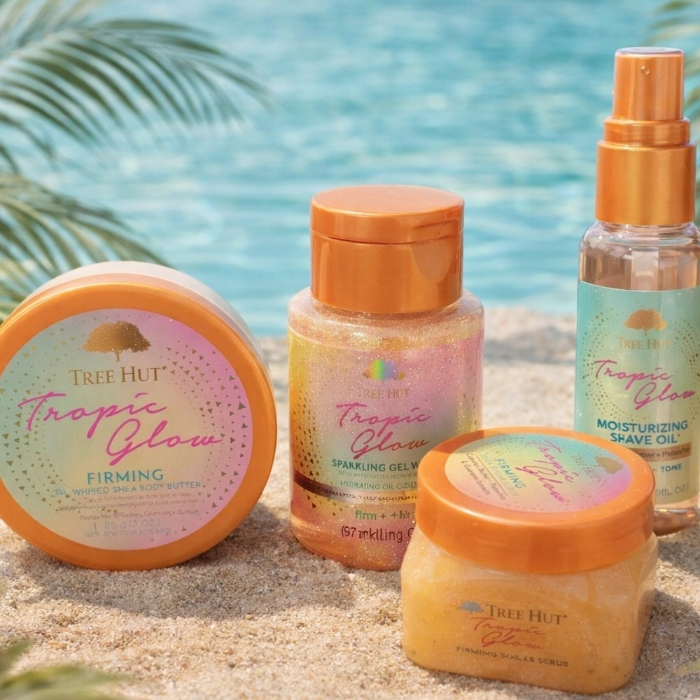 Tree Hut Tropic Glow Mini Shower Gift Set